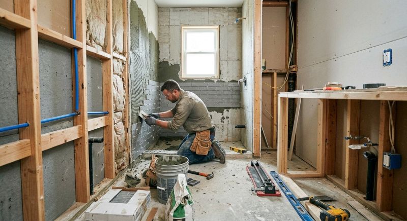 Bathroom Floor Replacement in Santa Rosa, CA